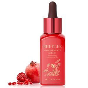 Breylee Hydrating Pomegranate Facial Serum Replenishing Drops Unscented